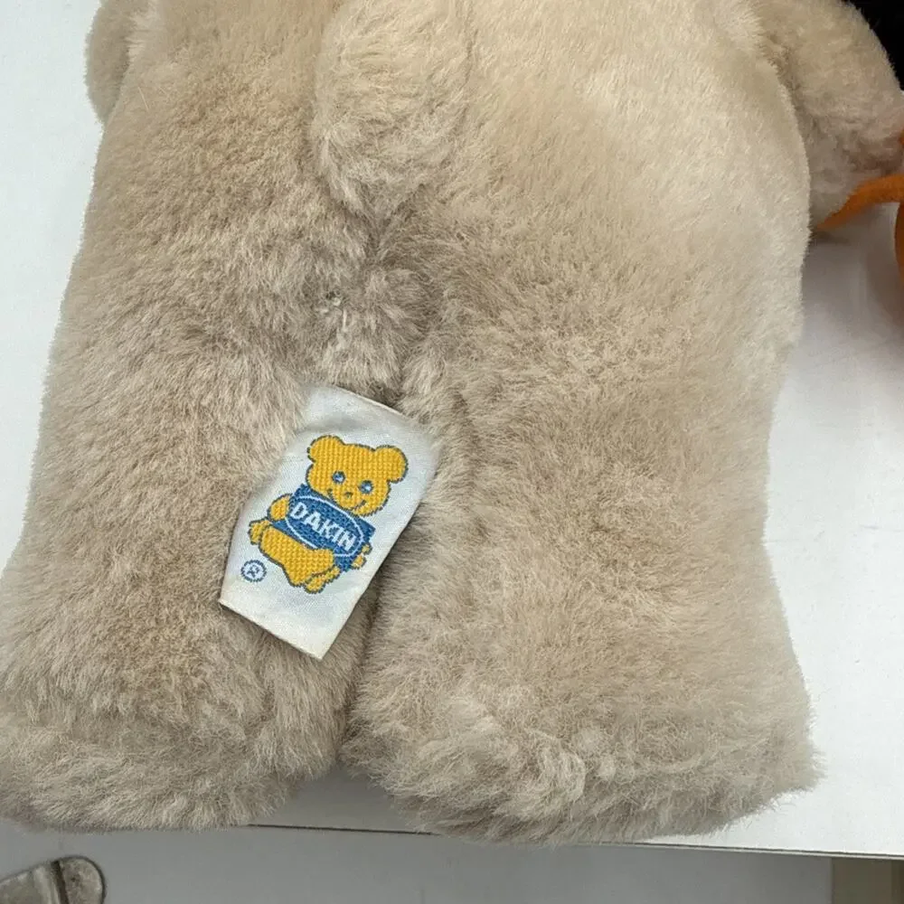 Dakin Halloween Bear Plush Trick or Treat Teddy 1984‎ Pumpkin Cape Mask 10